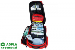Plecak ratownika medycznego z ampularium CORDURA - z pełnym wyposażeniem PRR 100